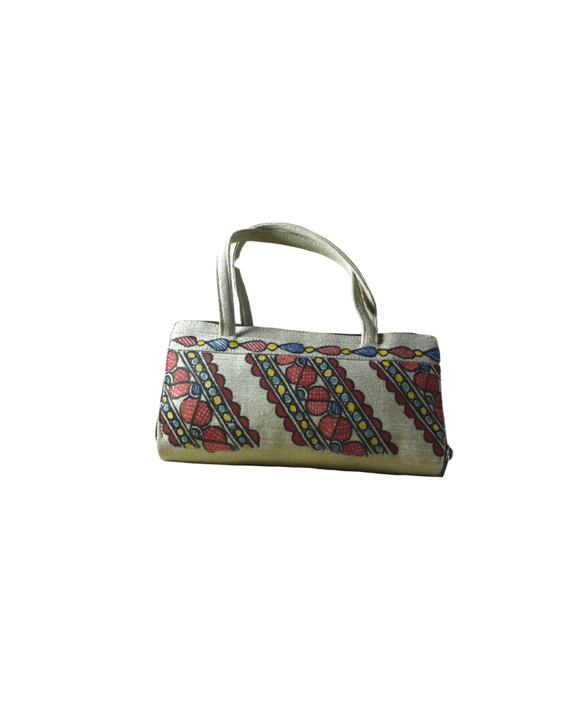 Walborg Handbag Handmade and Handpainted Mums floral Purse - Ruby Lane
