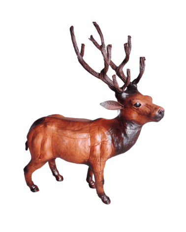 Wooden Small size swamp Deer for Home decor