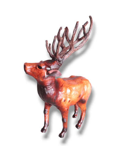 Wooden Small size swamp Deer for Home decor