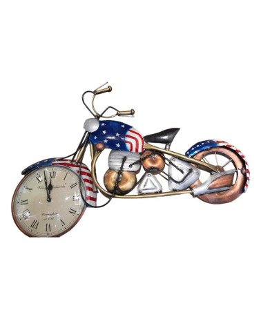 Handcrafted American Bike  28*19 Inches Wall clock Roman Dial/ Analogue clock/ Watch